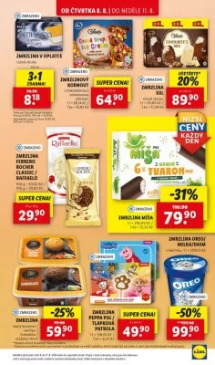 akční leták Lidl 8.8.2024-11.8.2024
