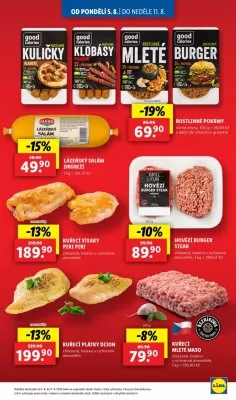 akční leták Lidl 8.8.2024-11.8.2024