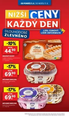 akční leták Lidl 8.8.2024-11.8.2024