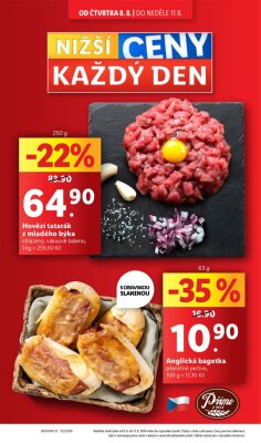 akční leták Lidl 8.8.2024-11.8.2024