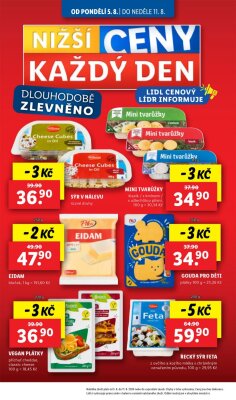 akční leták Lidl 8.8.2024-11.8.2024