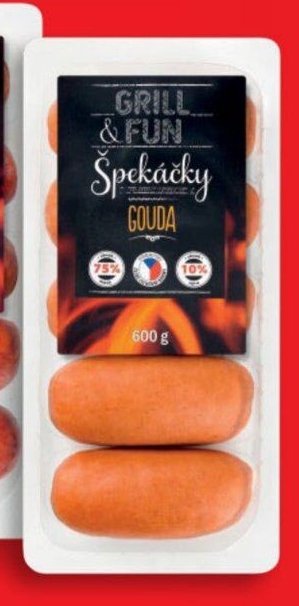 Grill & Fun Špekáčky gouda