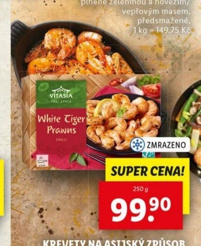 Vitasia White Tiger Prawns