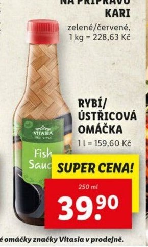 Rybí/ústřicová omáčka