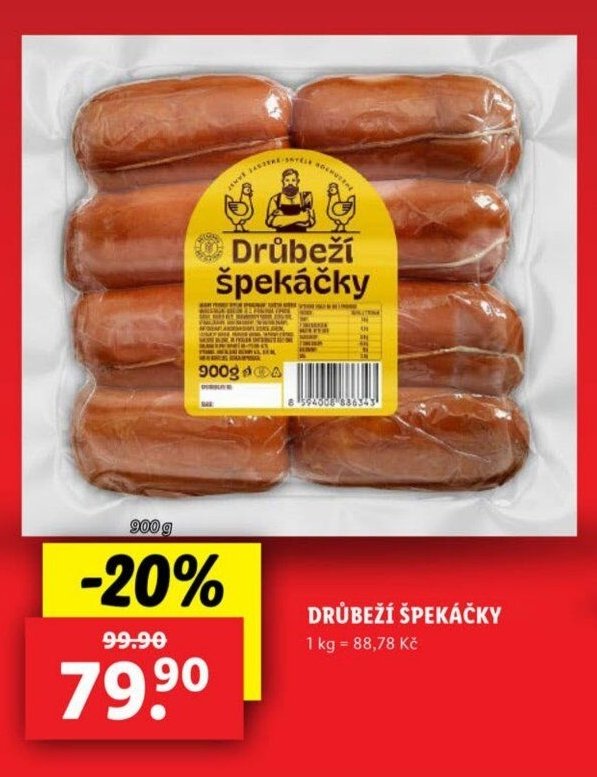 Drůbeží špekáčky
