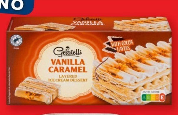 Mražený dezert Gelatelli Vanilla Caramel