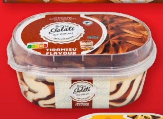 Míchaná zmrzlina Gelatelli Tiramisu