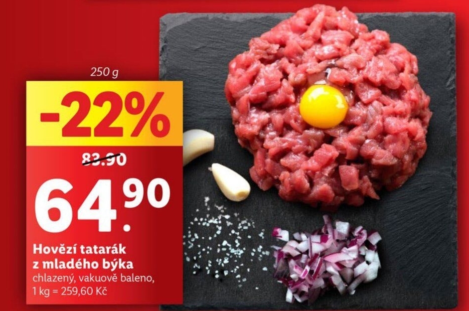Hovězí tatarák