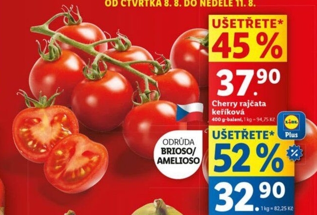 Rajčata cherry keříková