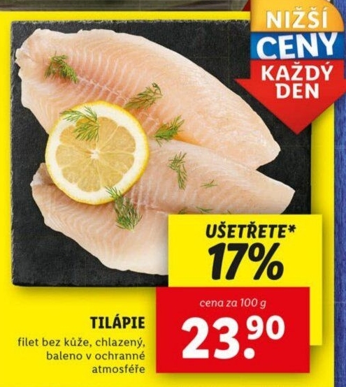 Tilápie filety