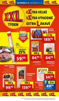 akční leták Lidl 5.8.2024-11.8.2024