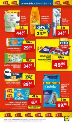 akční leták Lidl 5.8.2024-11.8.2024