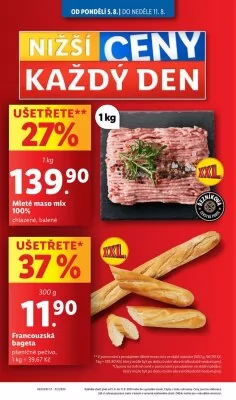 akční leták Lidl 5.8.2024-11.8.2024