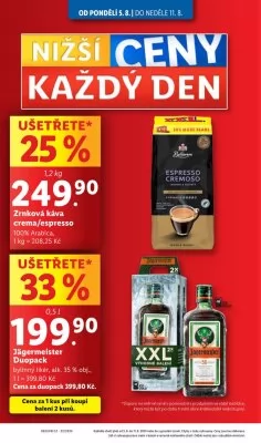 akční leták Lidl 5.8.2024-11.8.2024