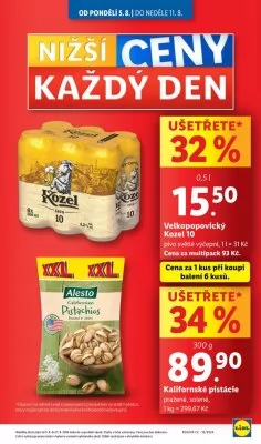 akční leták Lidl 5.8.2024-11.8.2024