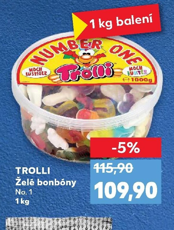 TROLLI Želé bonbóny No. 1 1 kg
