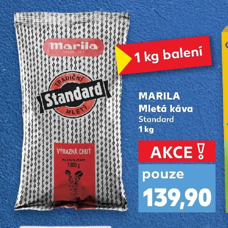MARILA Mletá káva Standard 1 kg