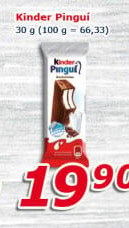 Dezert Pinguí Kinder