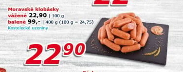 Moravské klobásy Kostelecké uzeniny