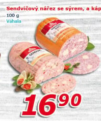Nářez sendvičový se sýrem Váhala