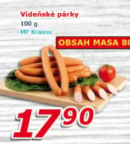 Párky vídeňské Krásno