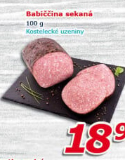 Sekaná babiččina Kostelecké uzeniny