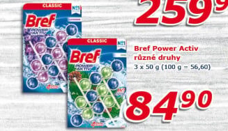 WC blok tuhý Power Aktiv Bref