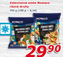 Zeleninová směs mražená Nowaco