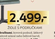 ŽIDLE S PODRUČKAMI