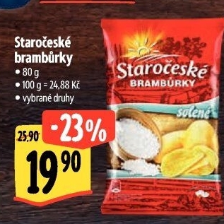 Brambůrky staročeské Golden Snack