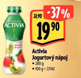 Jogurtový nápoj Activia Danone