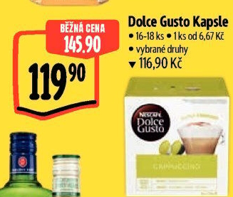 Kapsle Dolce Gusto Nescafé