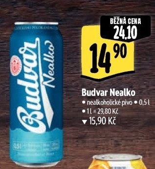 Nealkoholické pivo Budweiser Budvar