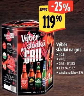 Pivo Mixpack Výběr sládků na gril