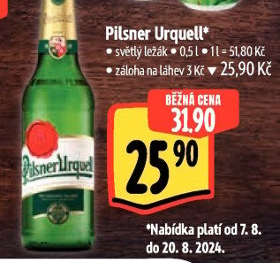 Pivo Pilsner Urquell