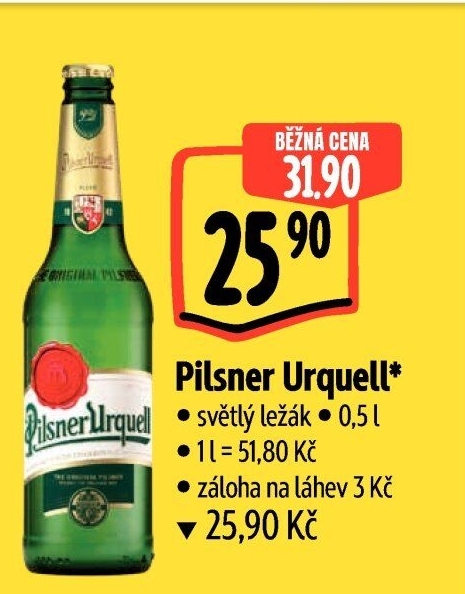 Pivo Pilsner Urquell