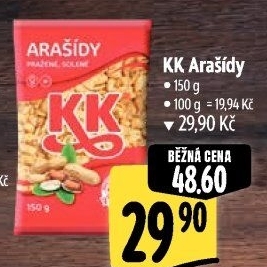 Pražené arašídy KK