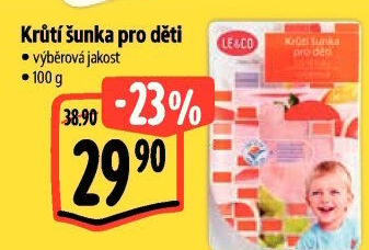 Šunka krůtí dětská výběrová LE&amp