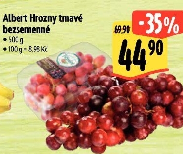 Hrozny tmavé bezsemenné Albert