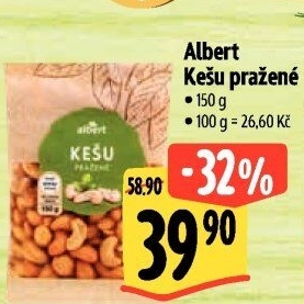 Kešu pražené Albert