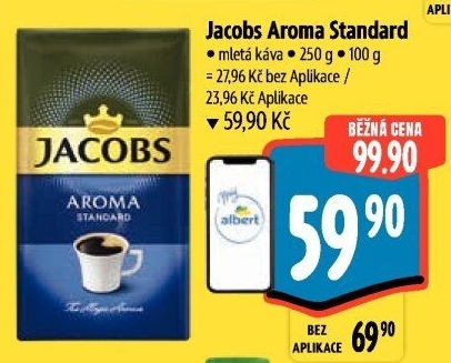 Mletá káva Jacobs Aroma Standard