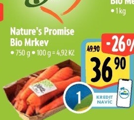 Mrkev bio Nature'