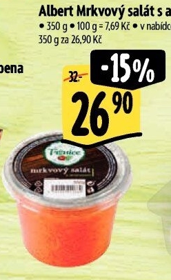 Mrkvový salát s ananasem Albert