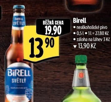 Nealkoholické pivo Birell