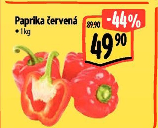 Paprika červená