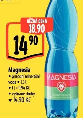 Přírodní voda Magnesia