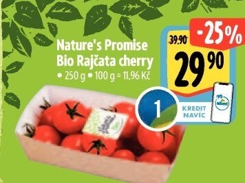 Rajčata cherry bio Nature'