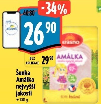 Šunka Amálka nejvyšší jakosti Krásno