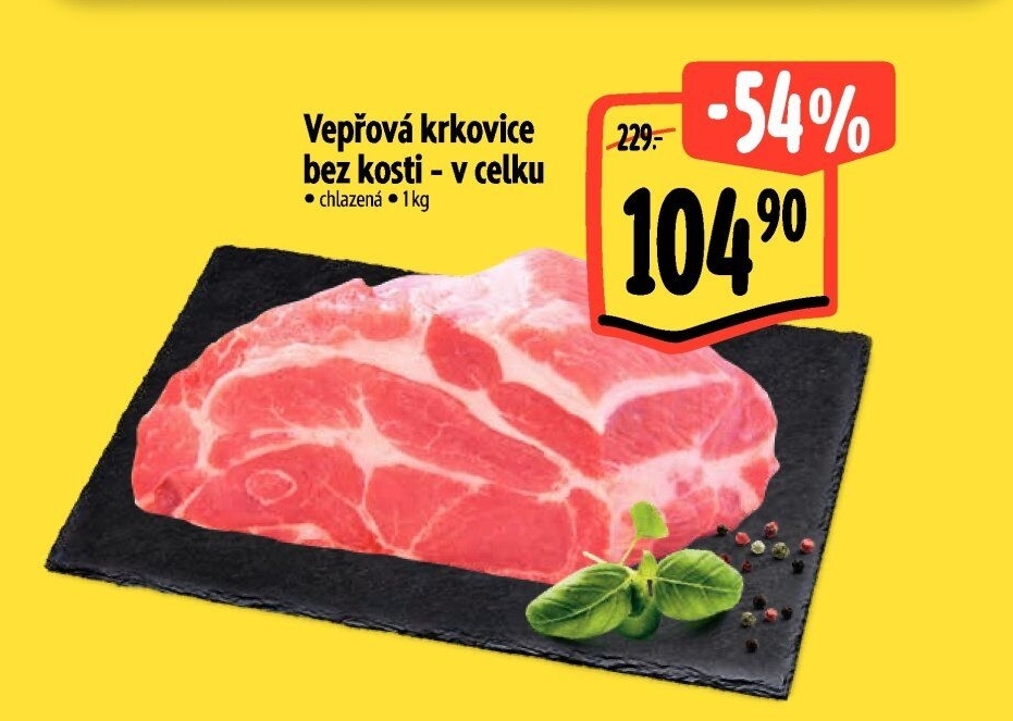 Vepřová krkovice bez kosti