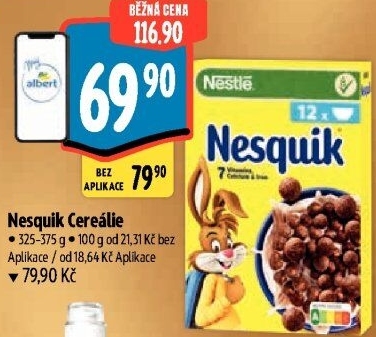 Cereálie Nesquik Nestlé